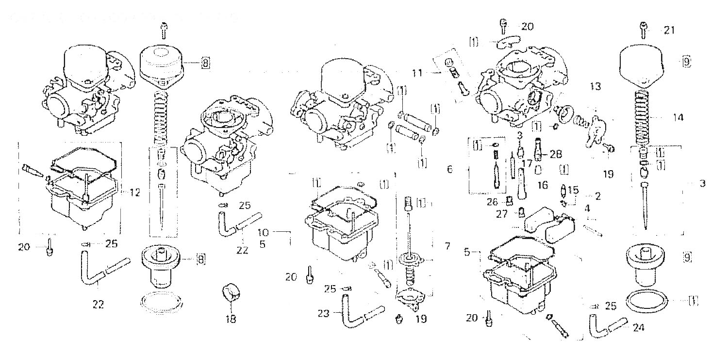 Honda dual carb схема