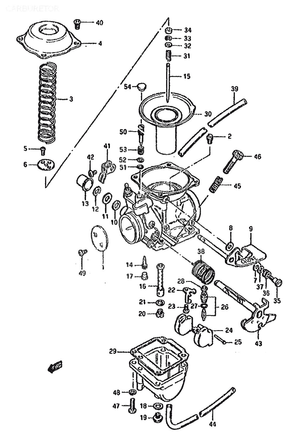 Carburetor till Suzuki GN125 | Original Reservdelar till din motorcykel