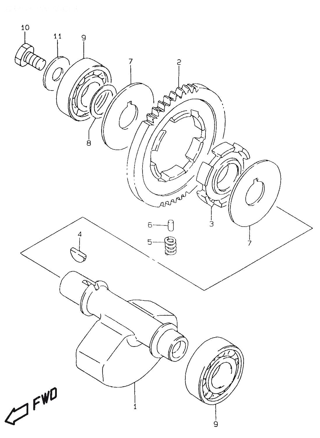 Crank Balancer Till Suzuki Ls Original Reservdelar Till Din Motorcykel